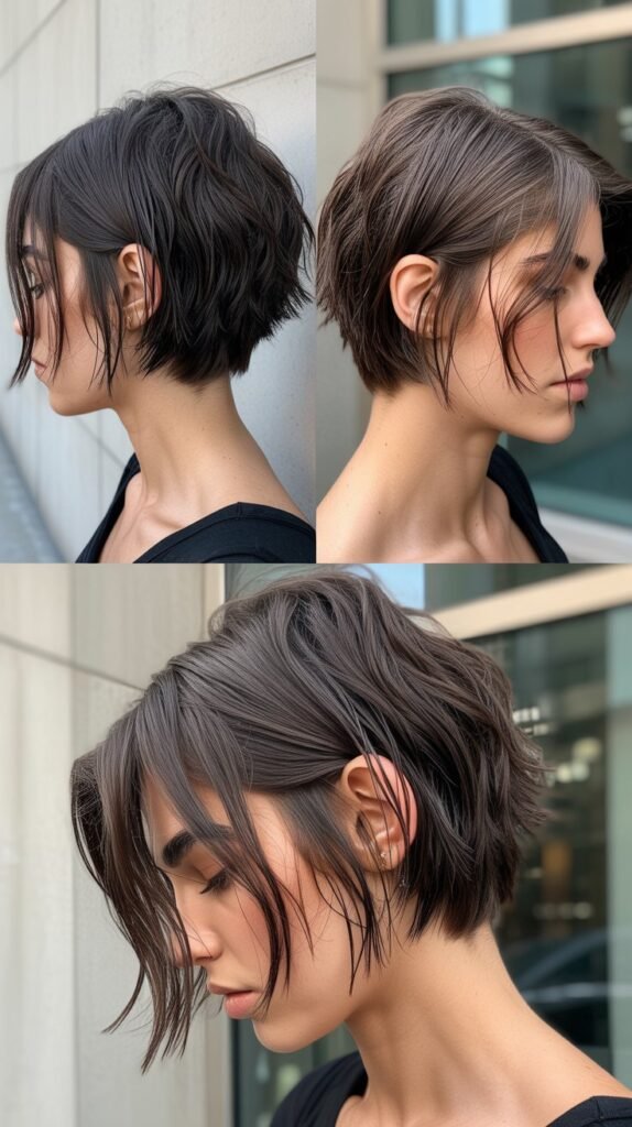 16. Piece-y Layered Bob