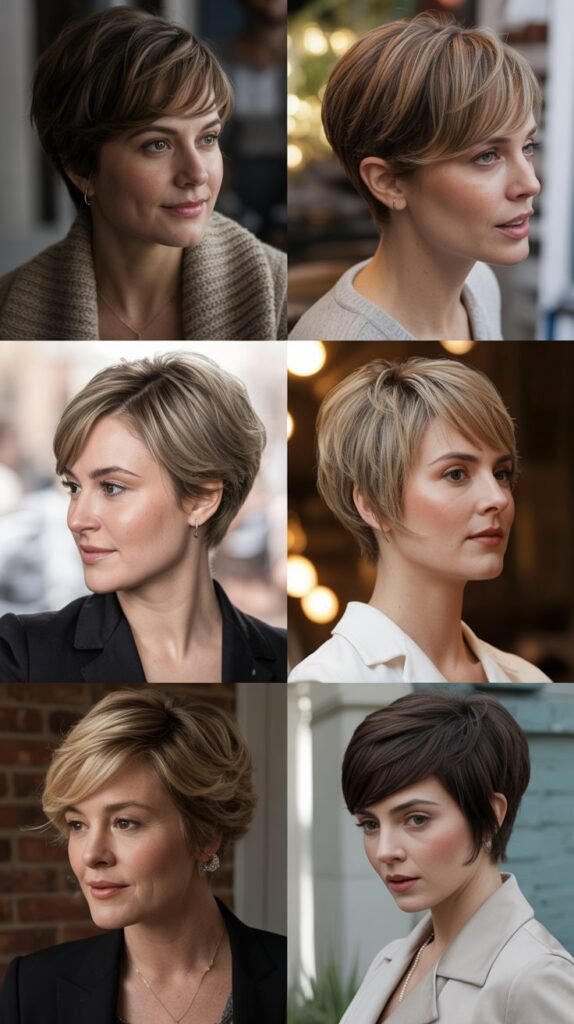 7. Side-Swept Pixie