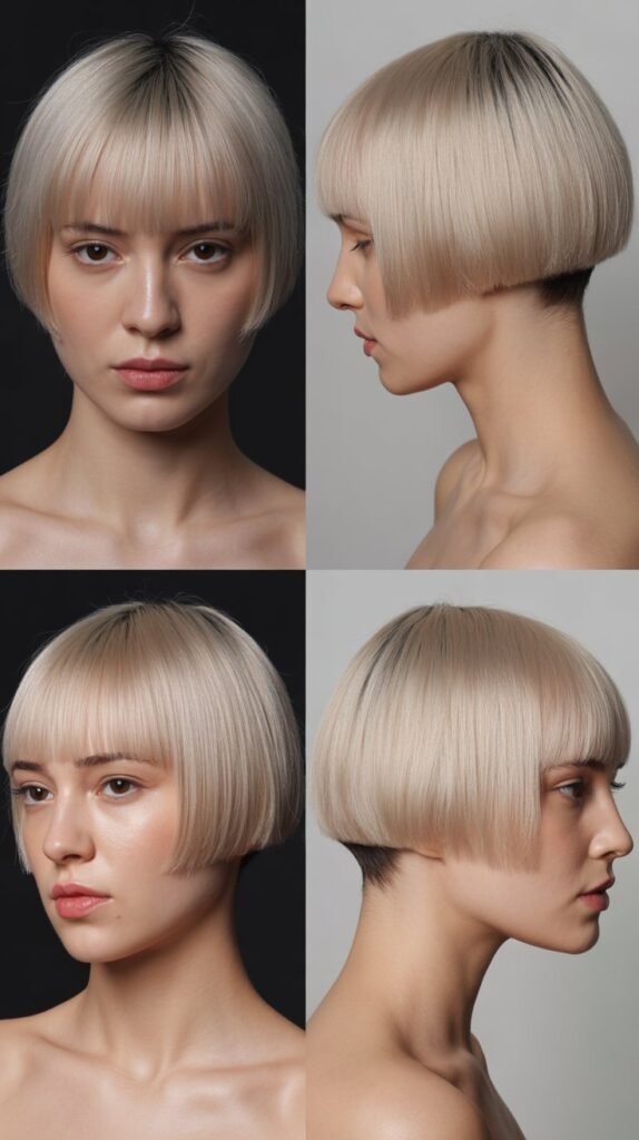 Blunt Bob with Micro Fringe