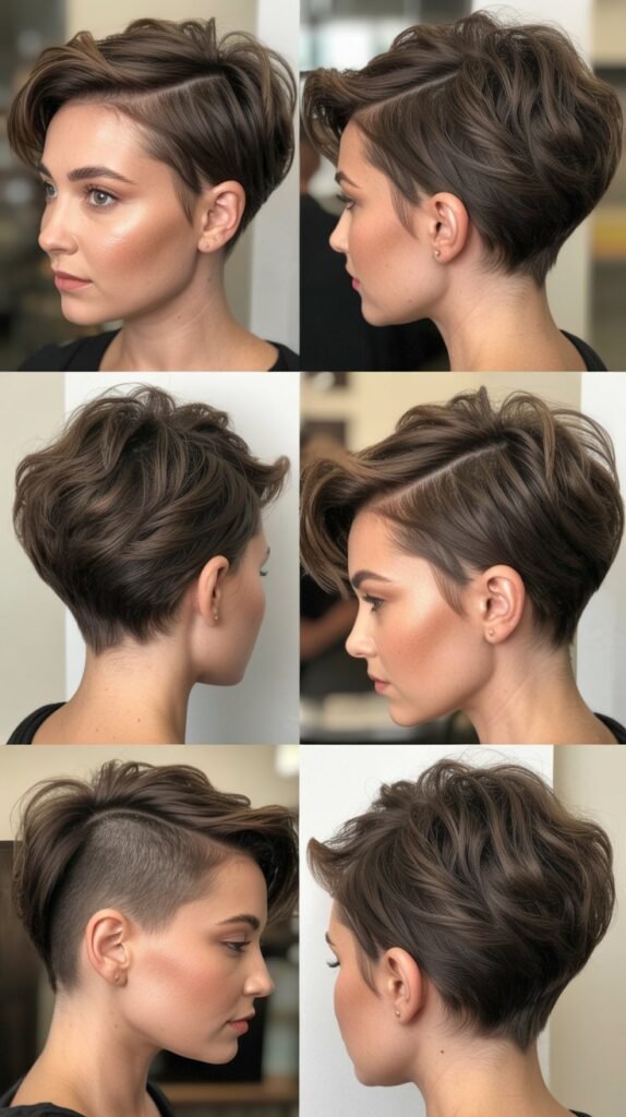 Undercut Pixie with Volume on Top