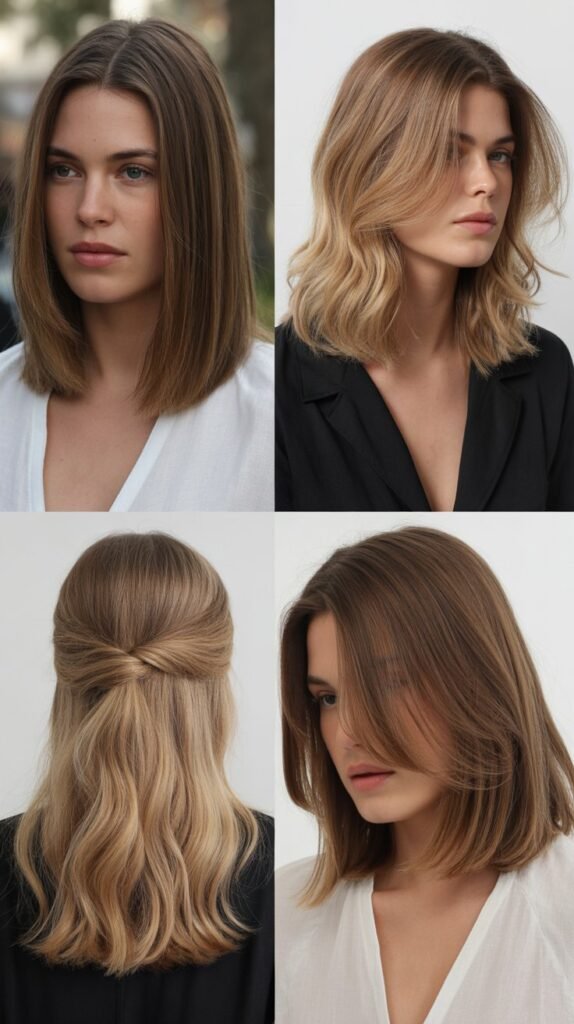 9. Long Layered Bob (Lob)