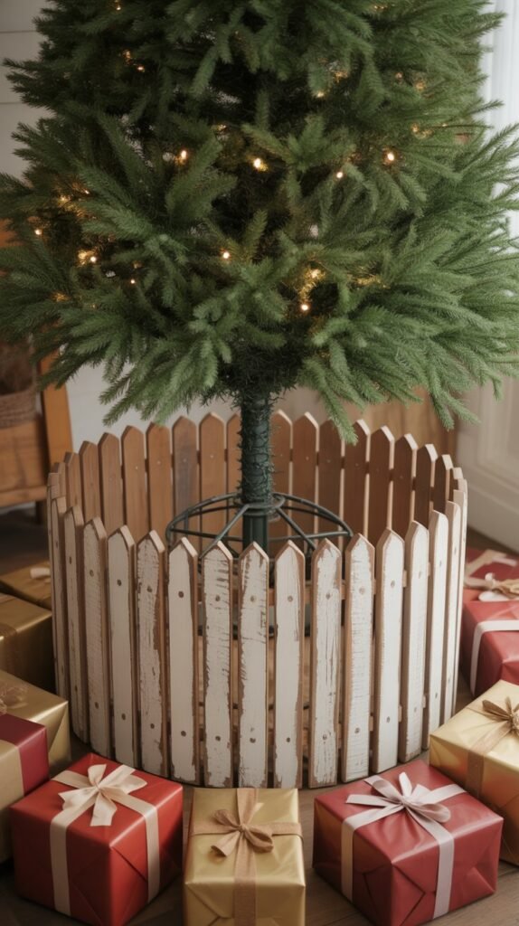 32. Wooden Christmas Tree Collar Rings