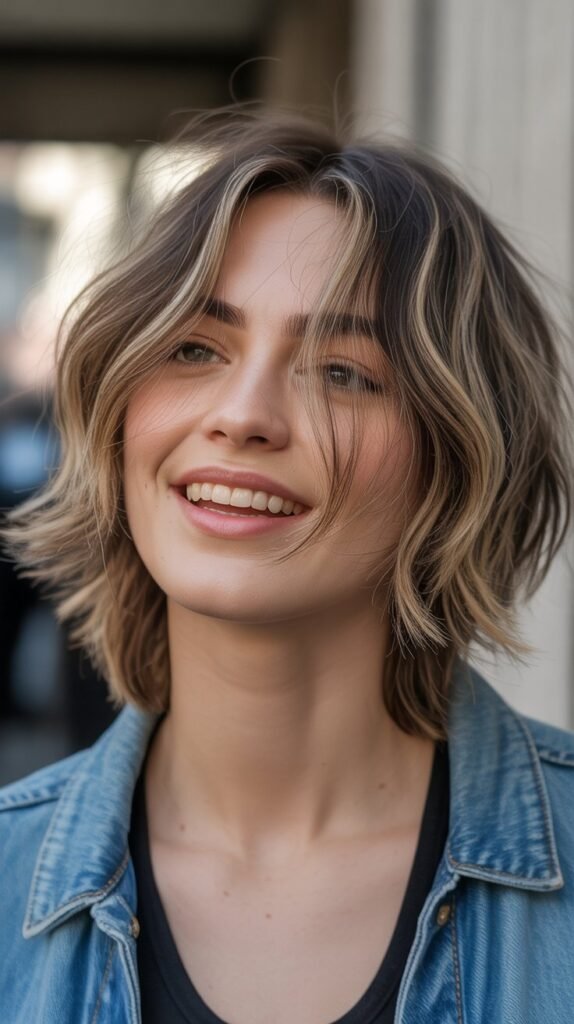 21. Shaggy Long Bob with Layers