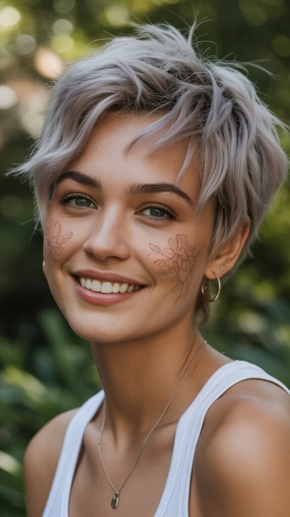  Messy Pixie with Carved Details