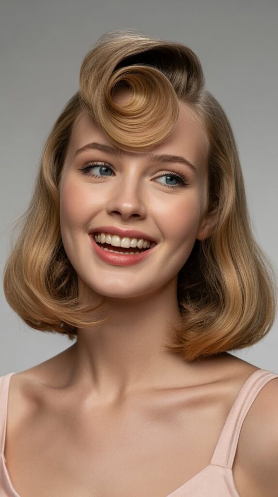 20. Long Bob with Flipped Ends