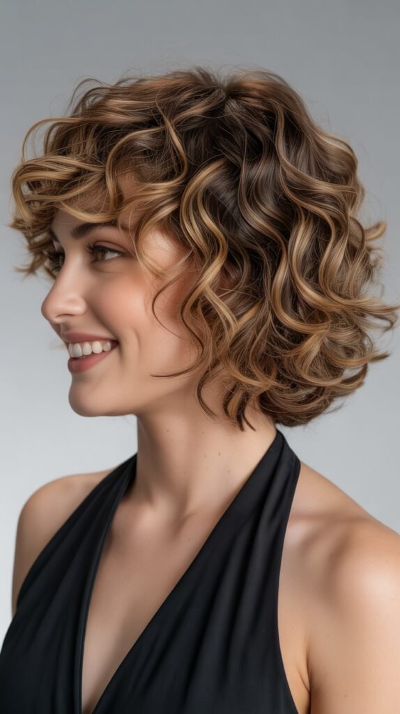 12. Graduated Bob with Arched Bangs