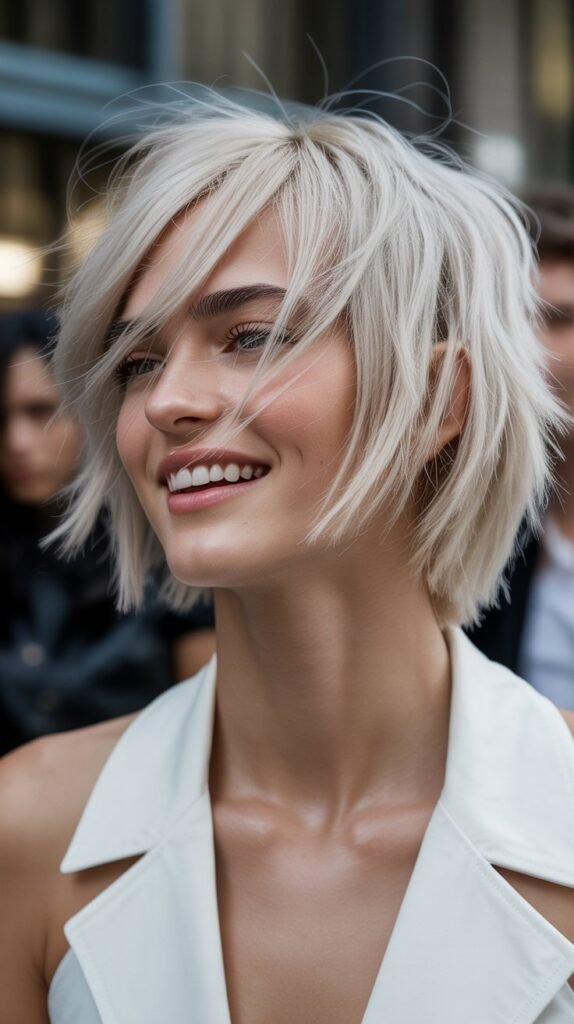 20. Choppy Bob with Piecey Texture