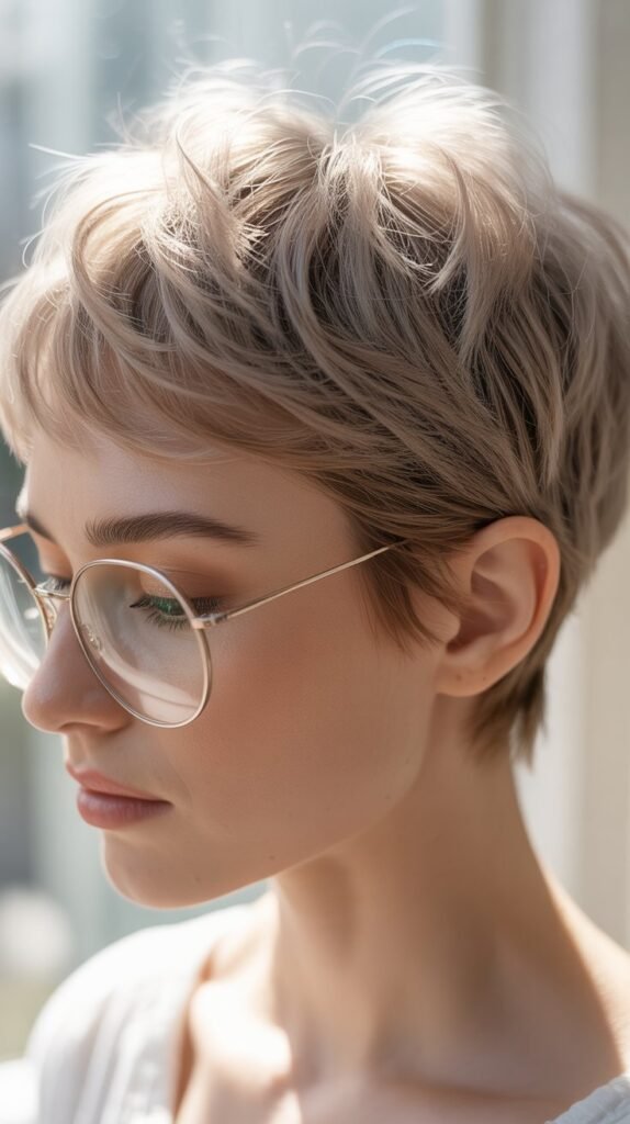 17. Wispy Pixie with Layered Crown