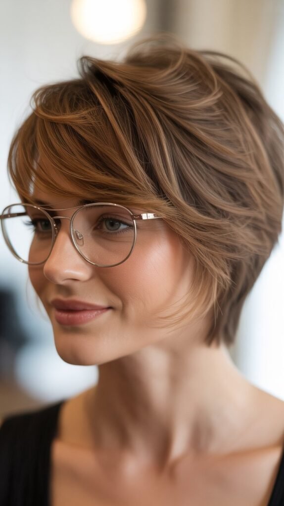 10. Long Pixie with Face-Framing Layers