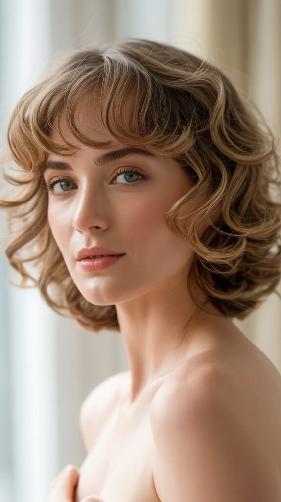  Layered Bob with Swoopy Side Bangs