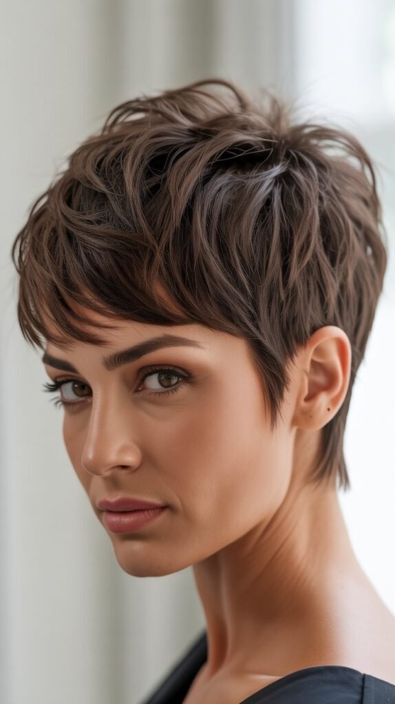 31. Messy Pixie with Extended Crown