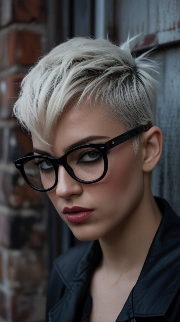 13. Punk-Inspired Spiky Pixie