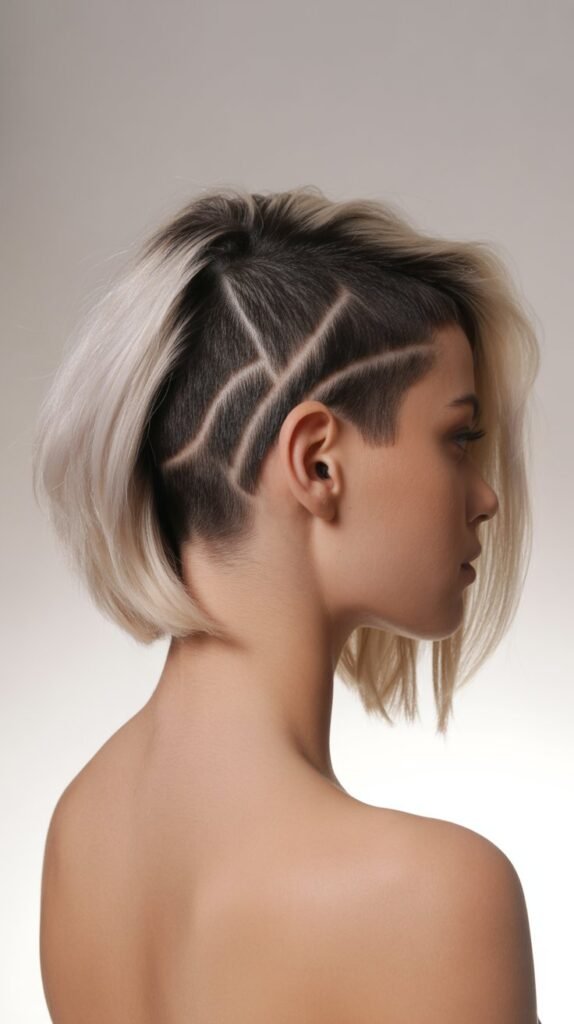  Choppy Bob with Undercut