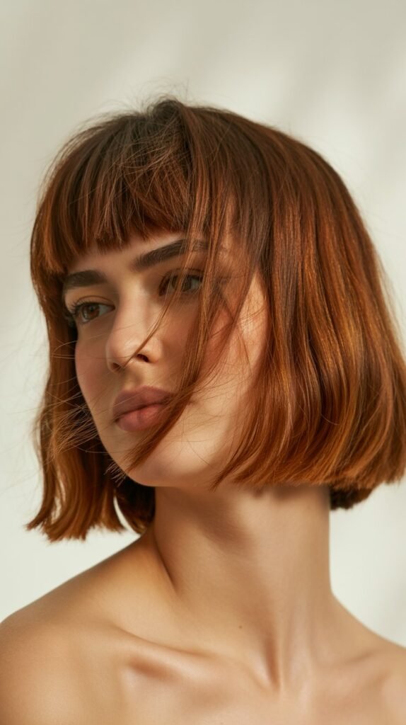  Bouncy Bob with Wispy Micro Fringe