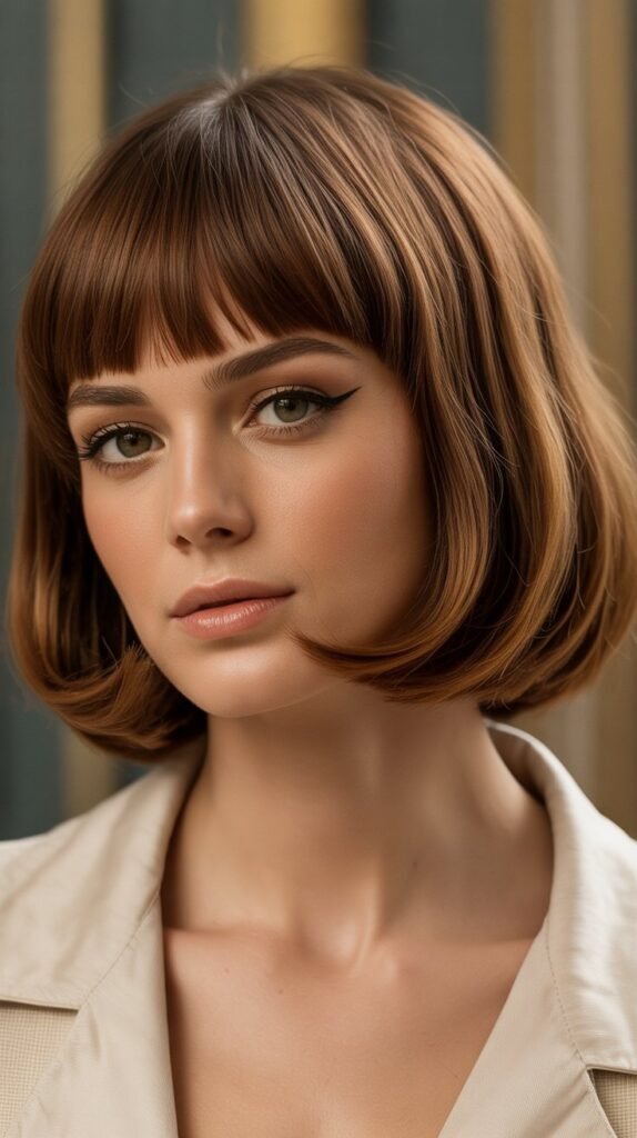 The Retro-Inspired French Bob