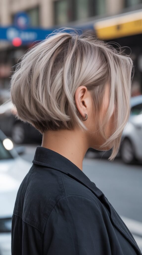 8. Choppy Bob with Undercut