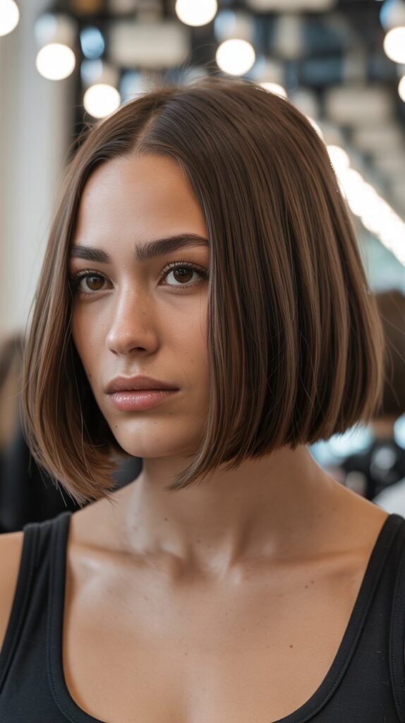 1. The Classic Blunt Bob