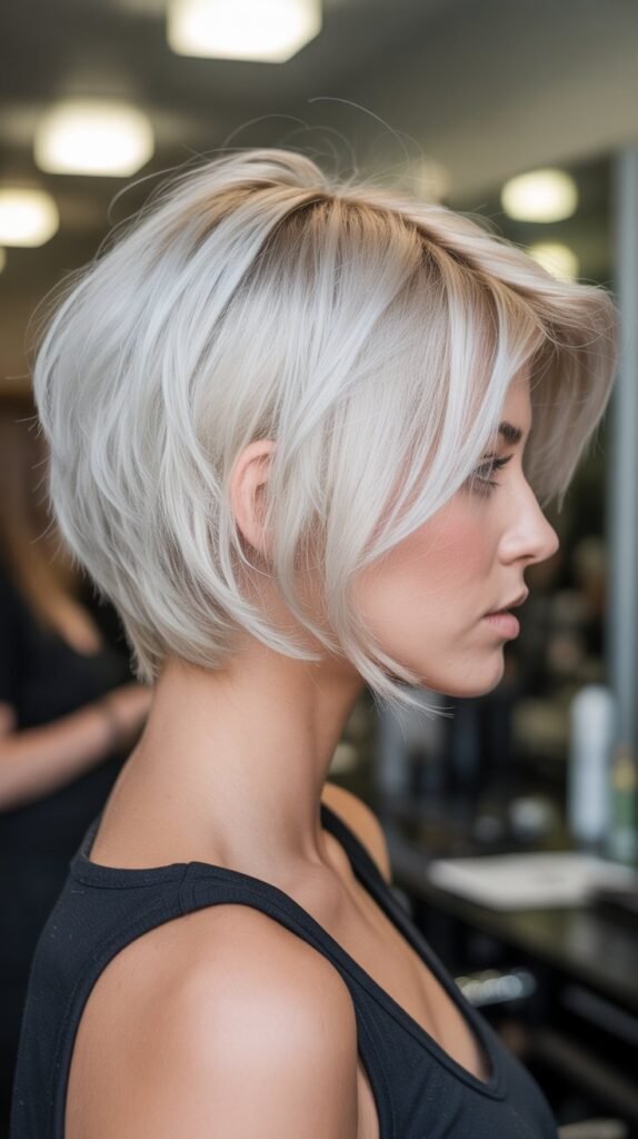 4. Inverted Choppy Bob for Maximum Volume