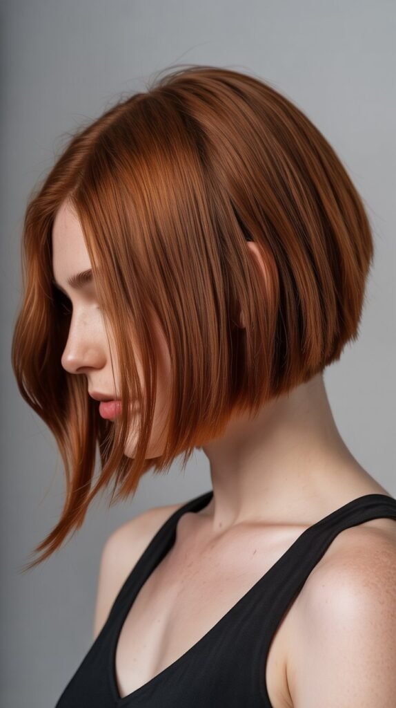 Angled Long Bob (A-Line)