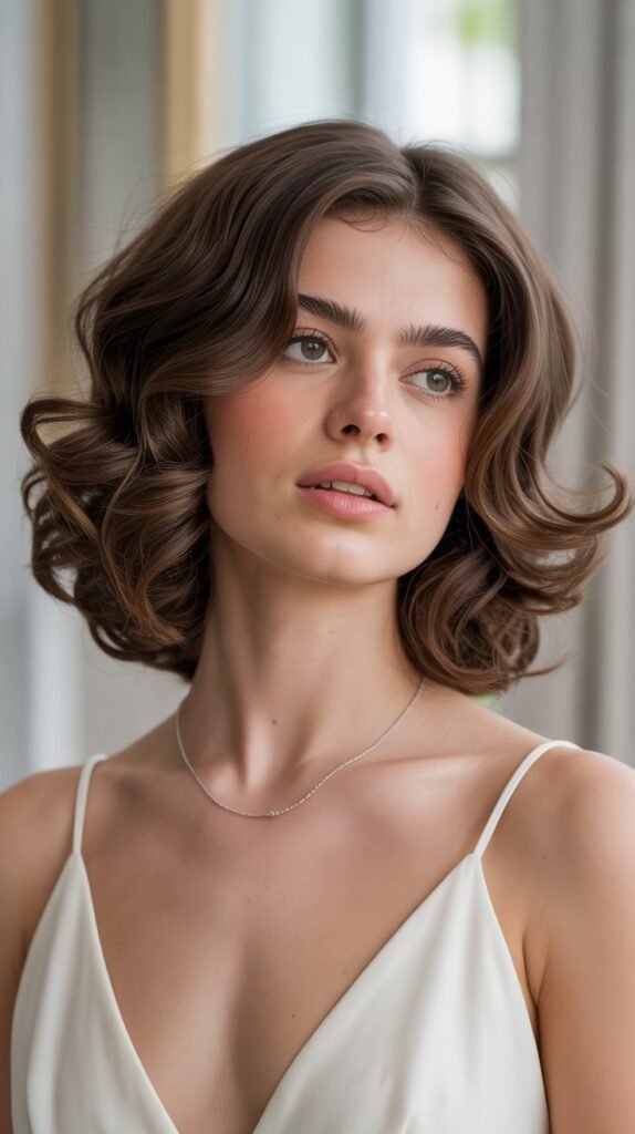 Long Bob with Soft Curls