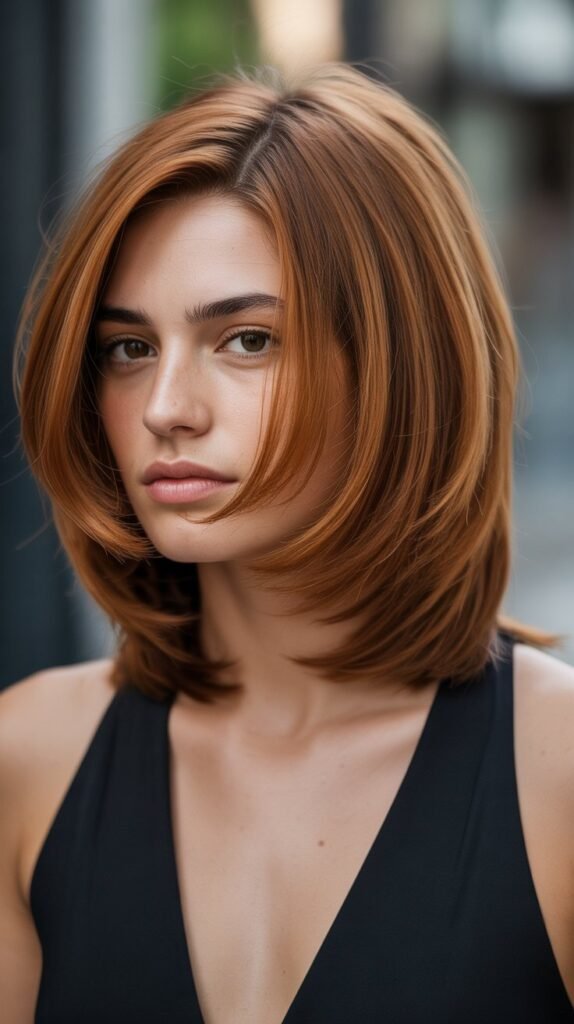 Long Bob with Graduated Layers