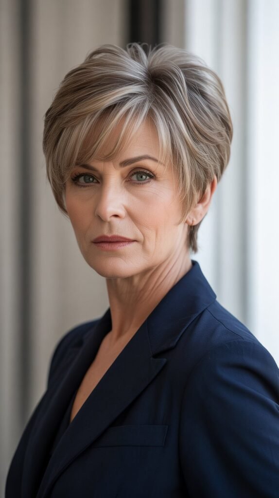 6. Tapered Cut with Volume on Top