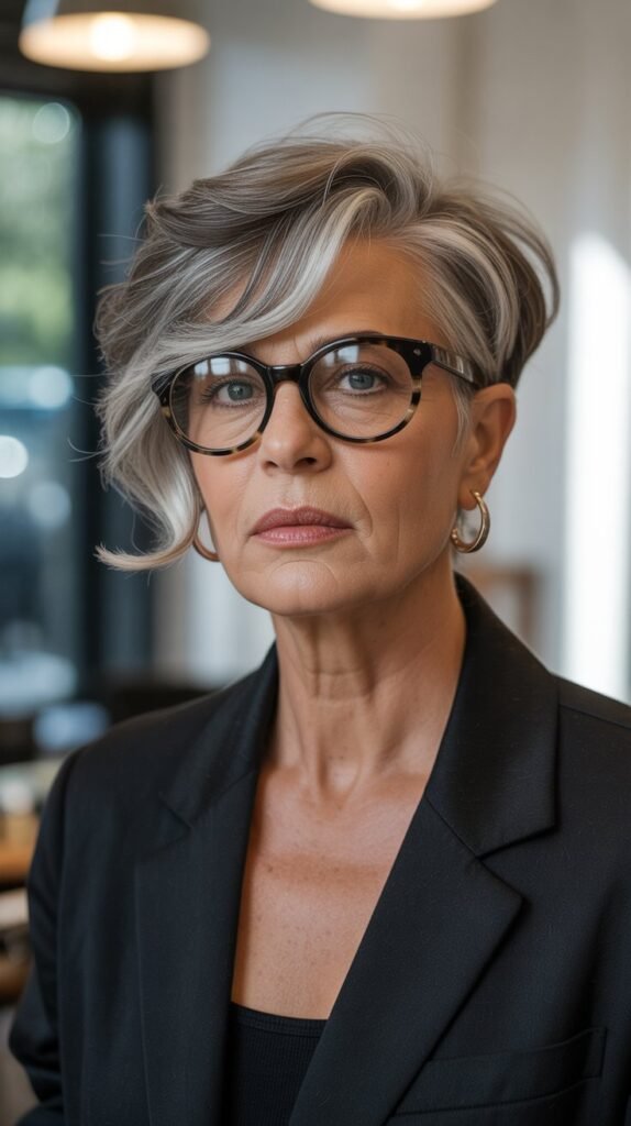 27. The Side-Swept Asymmetrical Crop