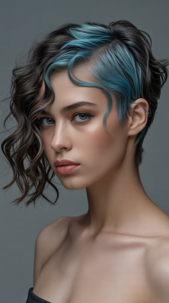 16. Disconnected Wavy Pixie