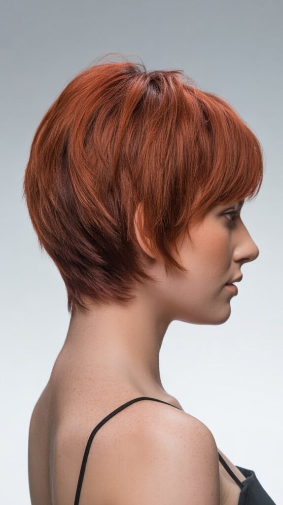 Inverted Shaggy Choppy Bob