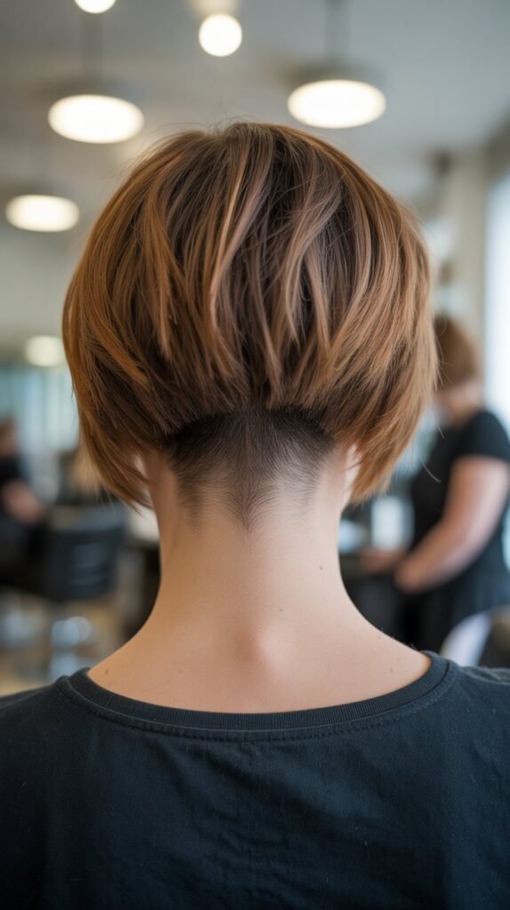 Choppy Bob with Nape Undercut