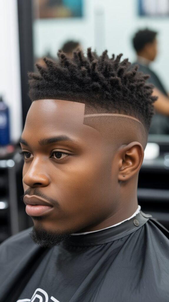 13. Low Taper Fade with Frohawk