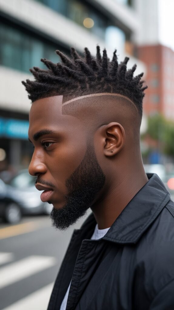 8. Low Taper Fade Mohawk