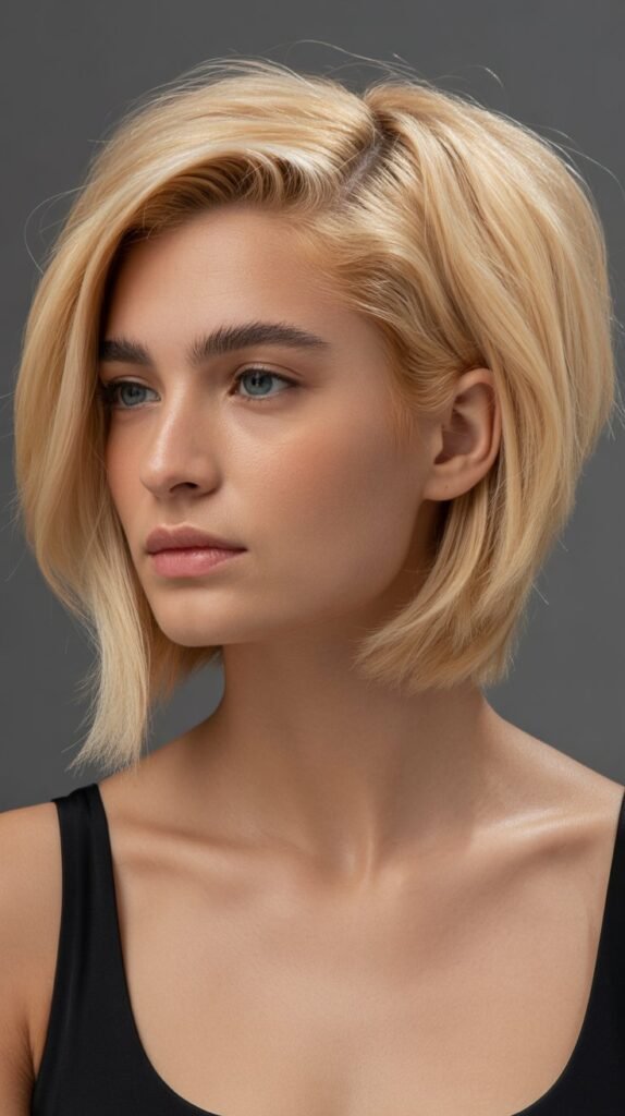 25. Bob with Swept-Back Sides