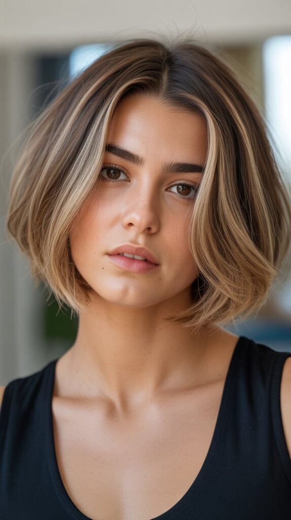 33. Bob with Face-Framing Layers