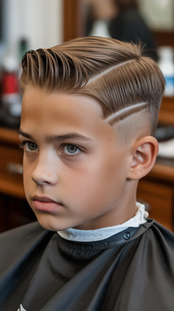 3. Undercut with Side Part