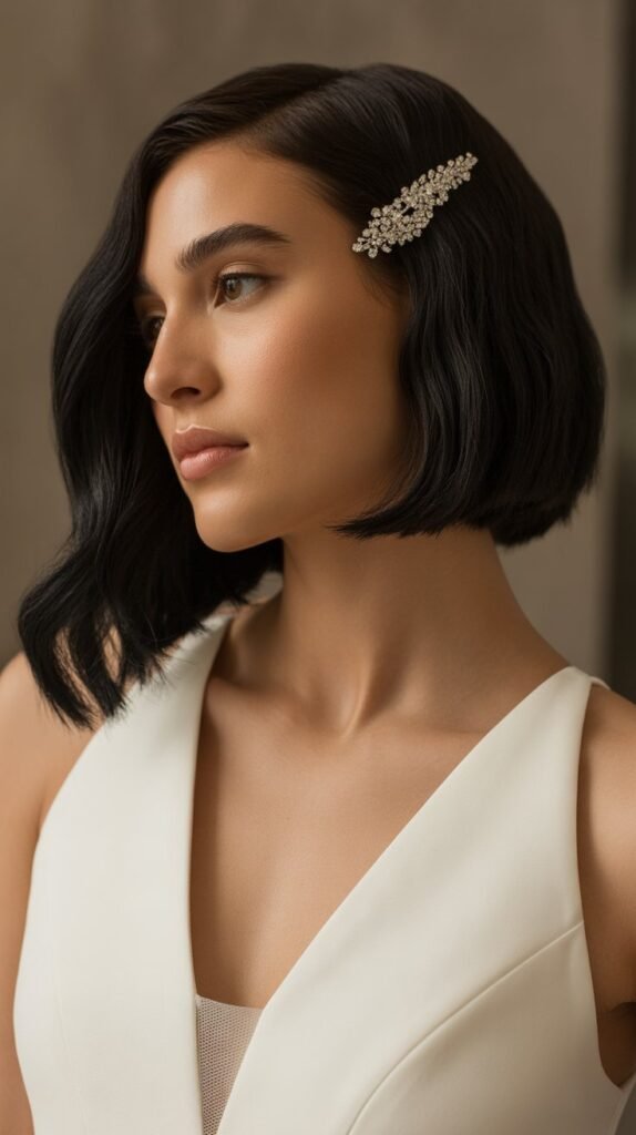 14. Asymmetrical Bob with Bold Part