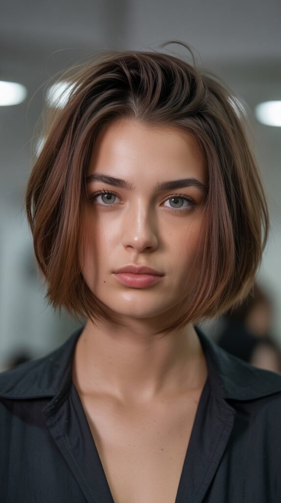 13. Chin-Length Bob with Root Lift