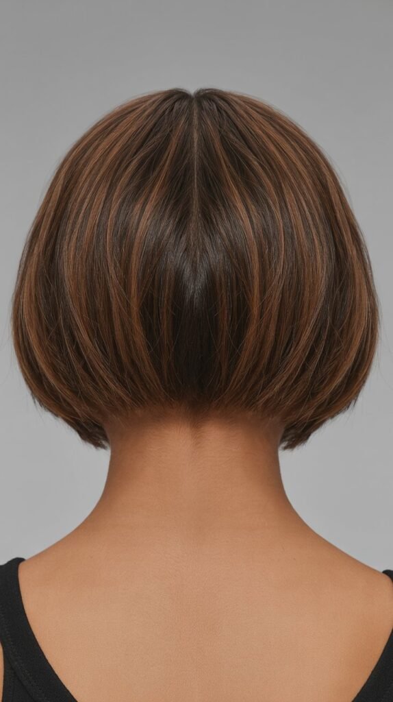 22. Choppy Bob with Middle Part