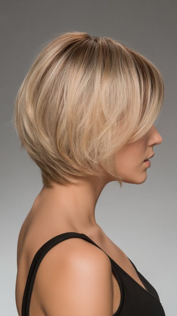 24. Choppy Bob with Graduated Layers