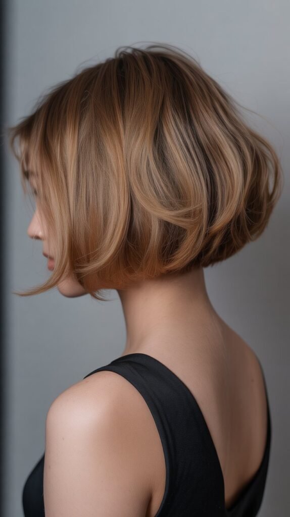 31. Choppy Bob with Rounded Shape