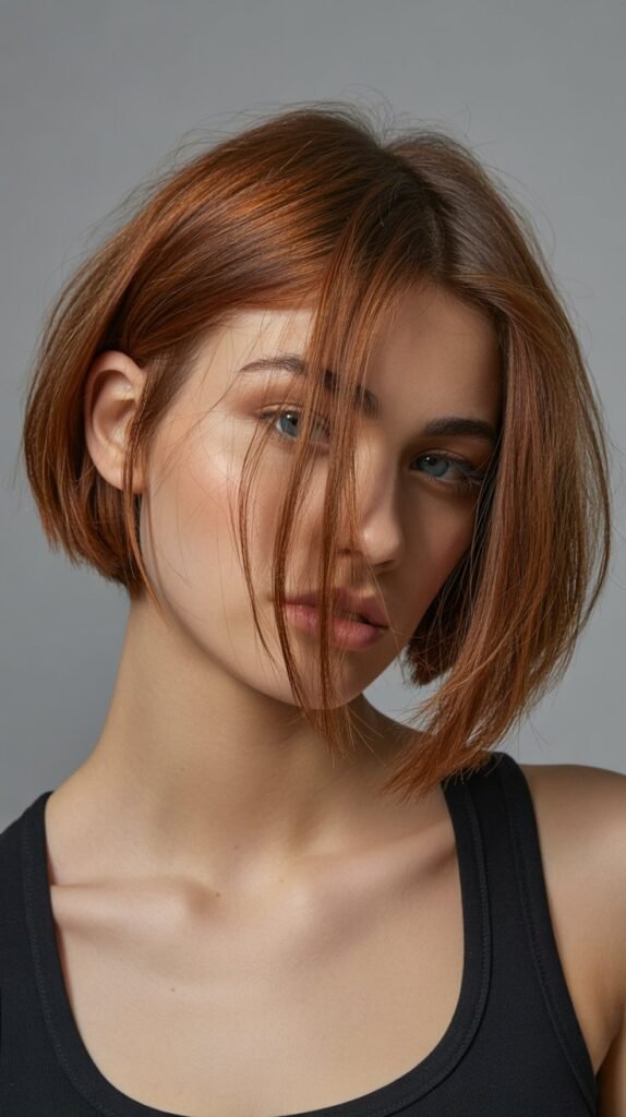 22. Choppy Bob with Disconnected Layers