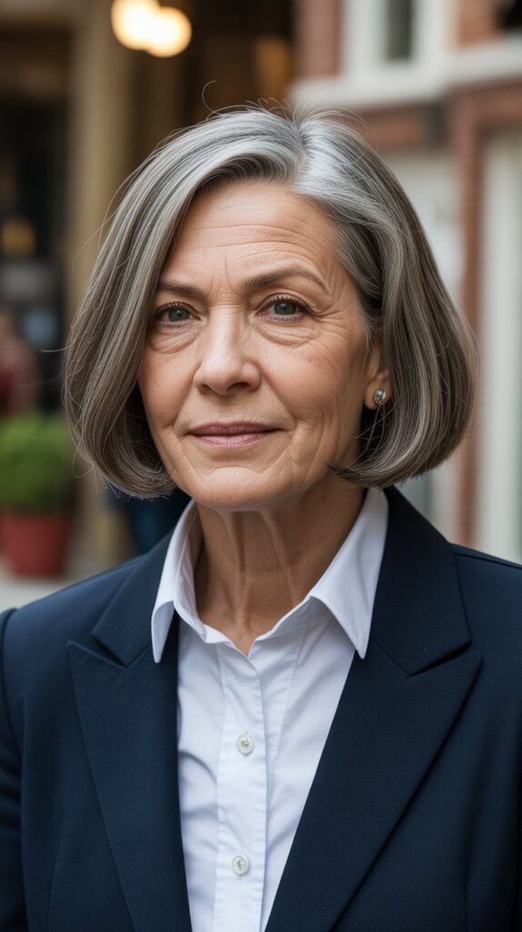 32. Chin-Length Straight Bob