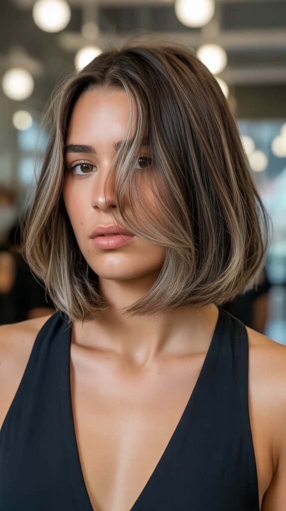 Long Bob with Razored Edges