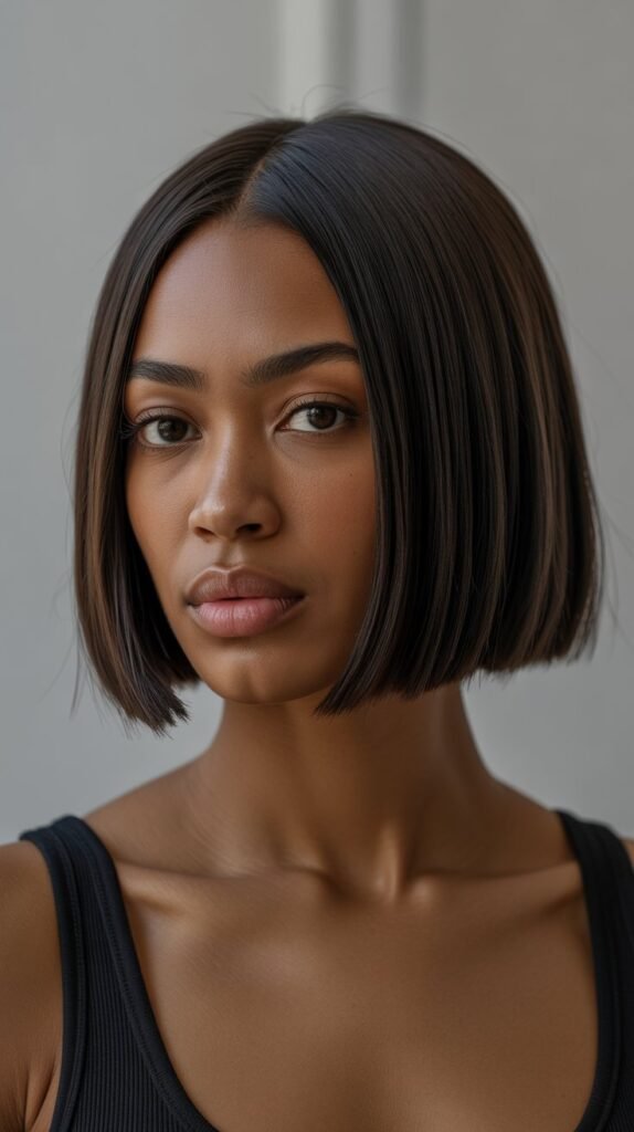 6. Blunt Cut Long Bob