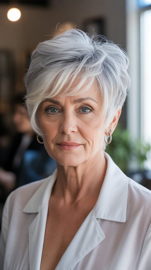 12. Layered Pixie with Volume on Top