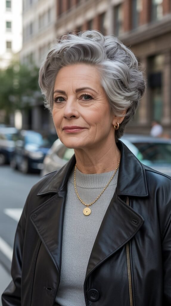 20. Cropped Cut with Volume on Top