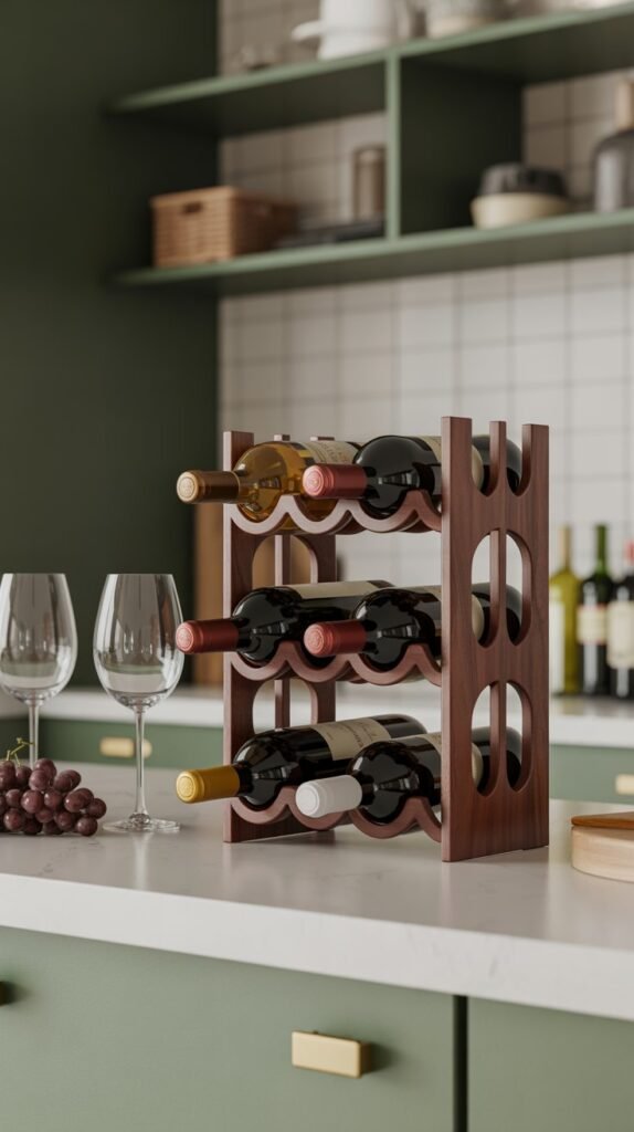 7. Wooden Wine Racks