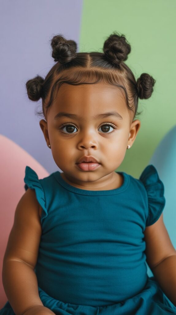 21. Side Bantu Knots