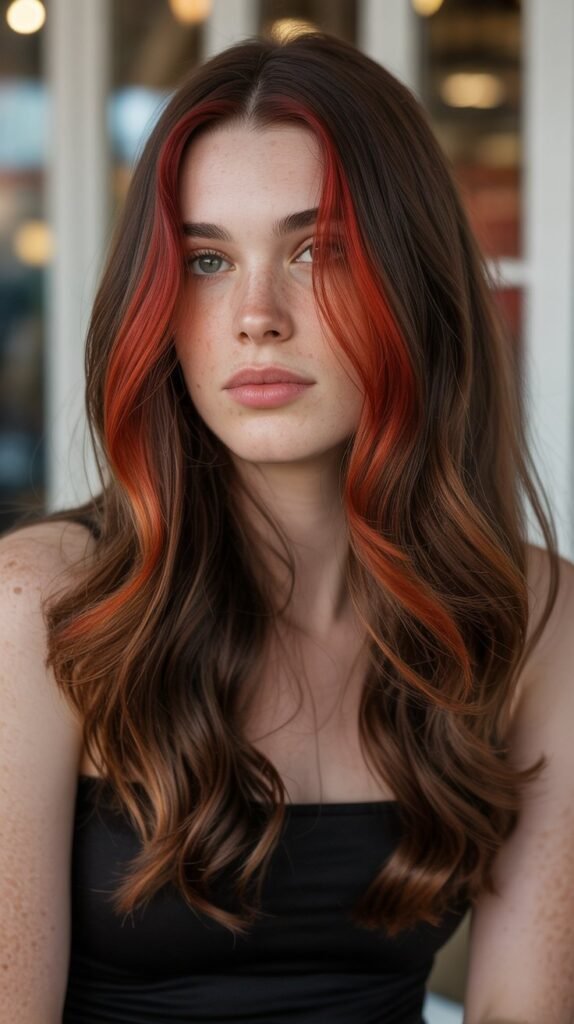 12. Dark Brown with Auburn Accents