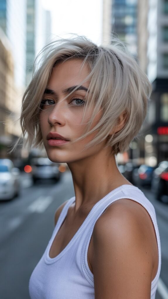 10. Short Choppy Bob (Above Chin Length)